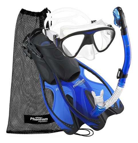 Set De Snorkel Para Adultos, De La Marca Phantom Aquatics