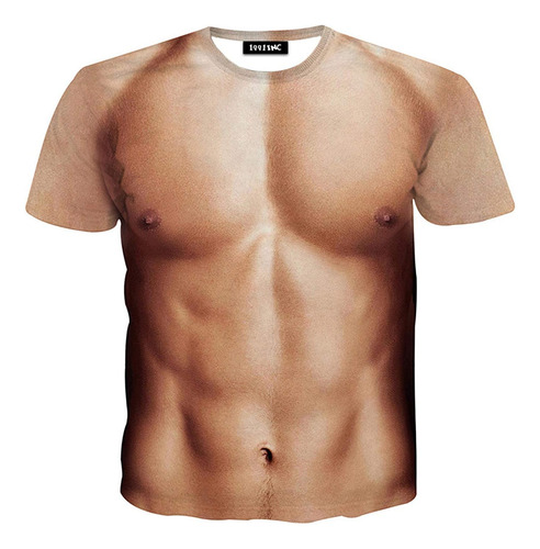 Jiayiqi Camisetas Para Hombre Muscle Six Pack Para Hombres C