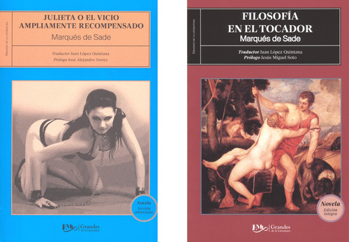 Pack 2 Libros- Marques De Sade ( Julieta , Filosofia )