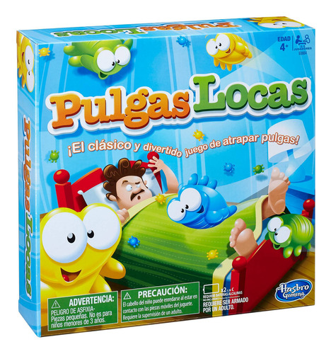 Juego De Mesa Hasbro, Pulgas Locas Con Accesorios (Usado)