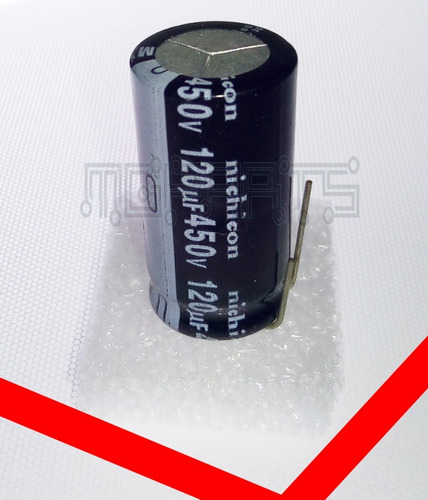 120uf 450v  Condensador Filtro Capacitor Nichicon Cap1