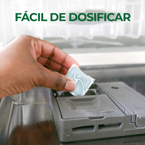 Detergente Lavavajillas Cascade Free & Clear 14 Cápsulas