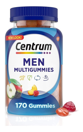 Centrum 170 Gomitas De Sabores Para Hombres.