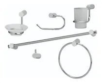 Comprar Set Accesorios Baño Peirano Linea 10000 6 Piezas Metal