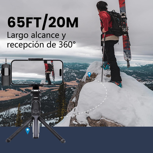 2pzs Micrófono De Solapa Inalámbrico Bluetooth 3 En 1
