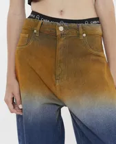 Comprar Maria Cher - Jeans Babucha Tiro Alto Maria Cher Dip Dye 