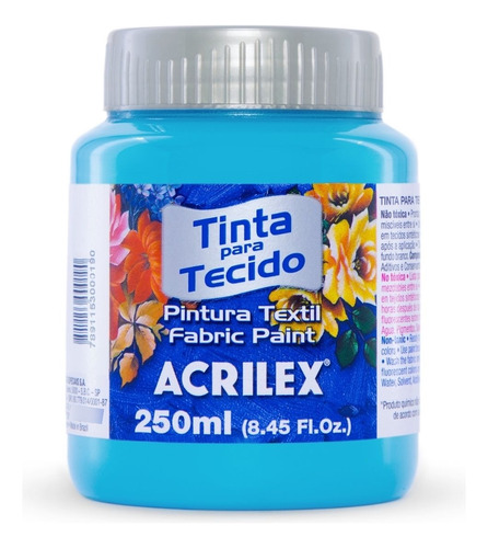 Tinta Para Tecido Fosca 250ml Acrilex