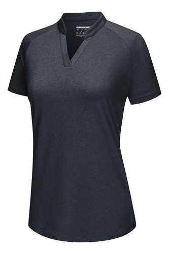 Crysully Camiseta Polo De Golf Para Mujer, Cuello En V, Man.