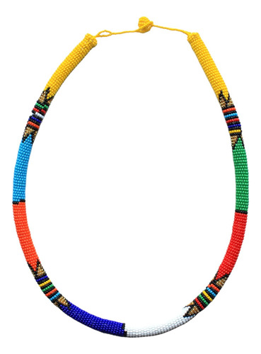 Collar Tradicional Zulú Africano De Tubo | Por (ven Es...