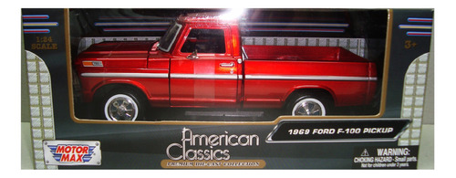 Ford F-100 1969 Pick Up - R Motormax American Classics 1/24