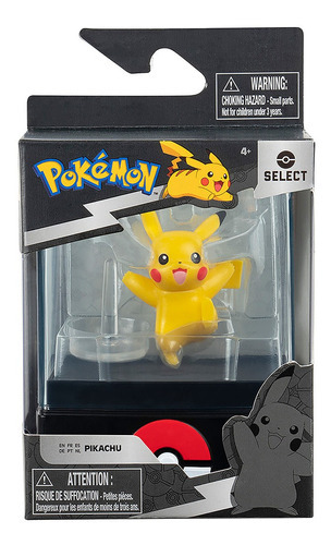 Pokemon - Figuras De Batalha 5cm Com Case - Pikachu