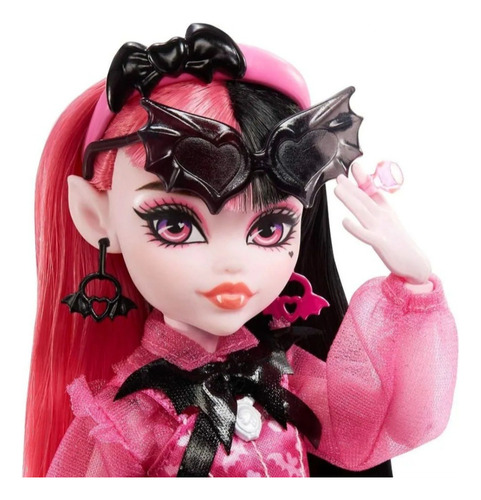 Boneca Monster High Draculaura Moda Basica G3