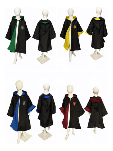 Disfraz Tipo Capa Harry Potter Adulto Halloween Hp