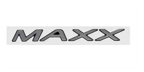 Nome Maxx Prata 2008/... Adesivo Resinado