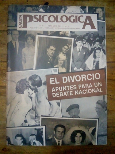 Revista Gaceta Psicológica Nro 70 El Divorcio Apuntes (33)