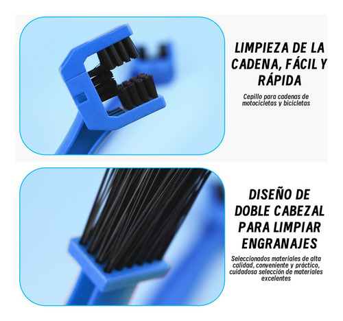 Cepillo Limpiador De Cadena Engranaje Bicicleta Moto