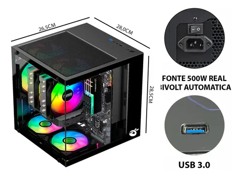 Pc Gamer Completo Intel Core I7 8gb Ssd 240gb Video 1gb | Frete grátis Pc Gamer Completo Intel Core I7 8gb Ssd 240gb Video 1gb | Frete grátis