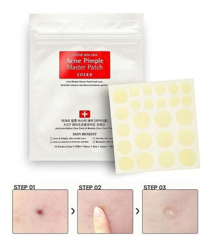 Acne Pimple Master Patch Cosrx Sobre Con 24 Parches Original