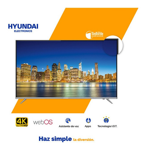 Tv 65  Hyundai 4k Webos Bluetooth C/voz