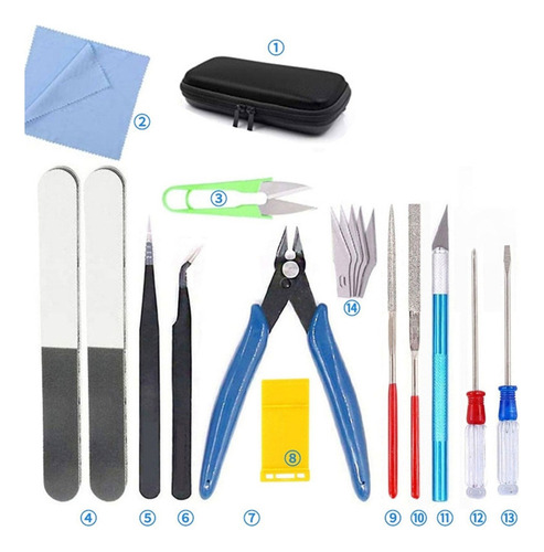Kit De 15 Herramientas Para Modelar, Herramientas Básicas