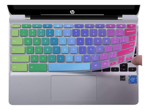 Protector Arcoiris De Teclado Para Hp Chromebook X360