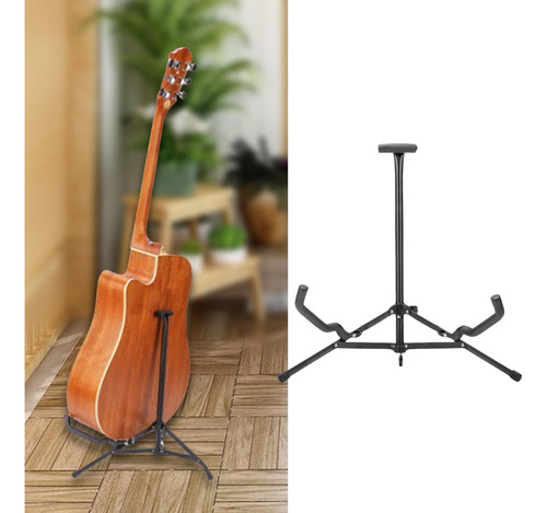 Un Marco De Metal Universal Plegable Soporte De Guitarra