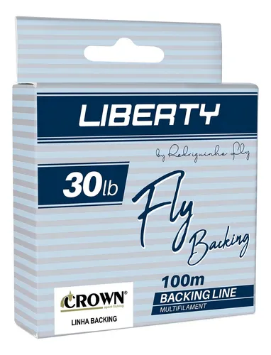 Línea de apoyo Fly Liberty, 30 libras, 100 metros, color blanco