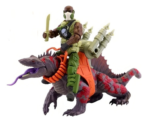 Domador De Dinosaurios Figura Articulada Con Trimetrodon