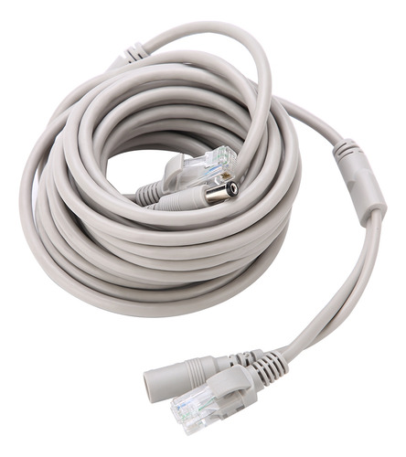 Cable Cctv Ethernet Rj45+dc 5 M/10 M/15 M/20 M Para Cámaras