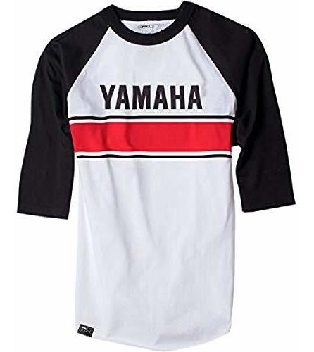 Factory Effex ******* 'yamaha' Vintage Raglan Baseball Shirt