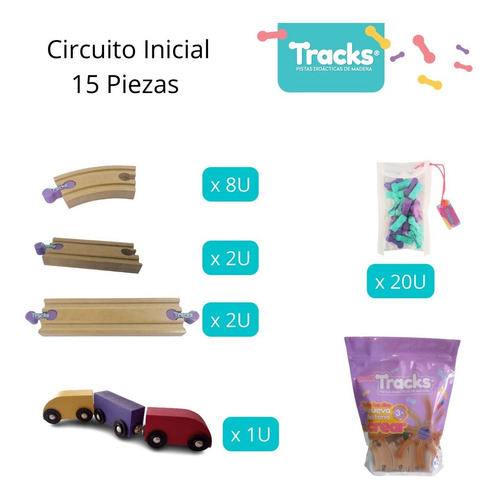 Imagen 5 de 10 de Tracks Circuito Inicial Con Tren Compatible Trencity