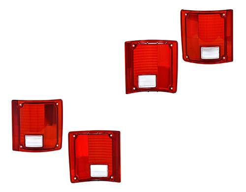 Kit Calaveras Mica Filo Rojo Chevrolet Suburban 89/91 Depo