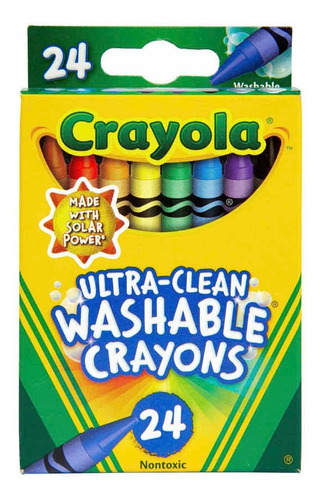 Crayones Lavables Crayola 24 Cajas Para Revender O Escuelas