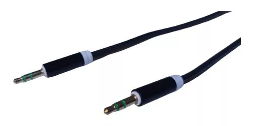 Cable Auxiliar Stereo 1m Audio Mini Plug 3.5mm Mallado