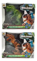 Comprar Dinosaurio Tiranosaurio Rex Robot A Pila Camina Luz Sonido Color Multicolor