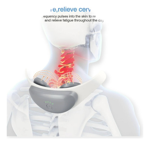 Masajeador Recargable D Cuello Cervical Portátil Inalámbrico