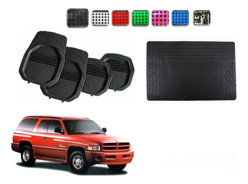 Tapetes 4pz Color 3d + Cajuela Dodge Ramcharger 1995 - 1999