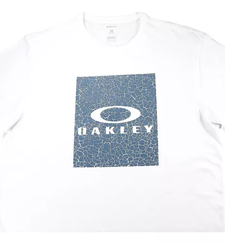 Camiseta Oakley Texture Graphic Tee White - Masculina