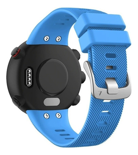 Kit Pulseira Compativel Com Garmin 45 45s Chave E Parafusos Cor Azul-claro