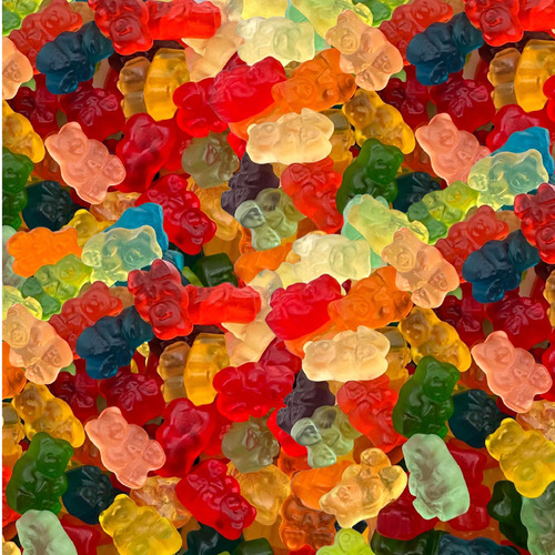 Gummy Bears Candy, Varios Sabores De Frutas, Paquete De 1 Li