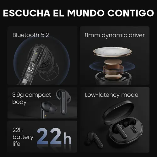 Auriculares Haylou Gt7 Neo Inal mbricos Gamer In Ear