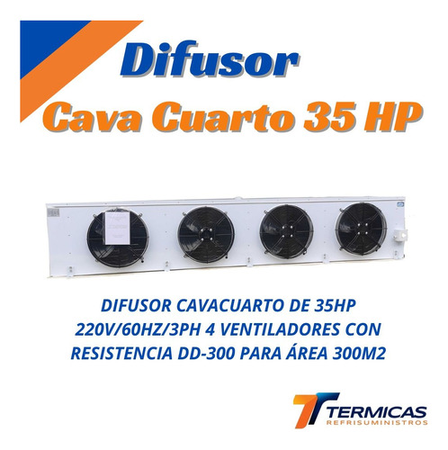 Difusor Cavacuarto De 35hp 220v/60hz/3ph 