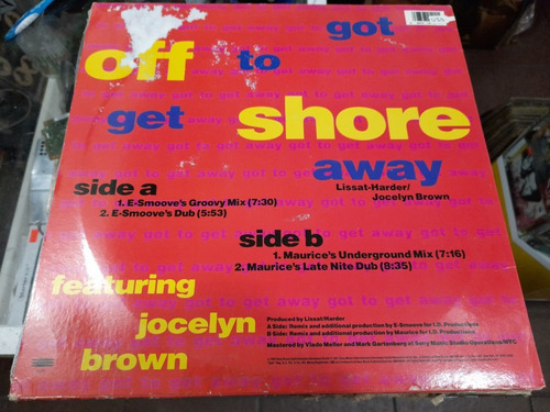 Lp Off Shore Got To Get Away Single Imp Acetato,long Play (Usado)
