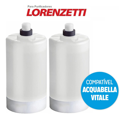 Kit 2 Refil Lorenzetti Compatível Acquabella Vitalle Rv01