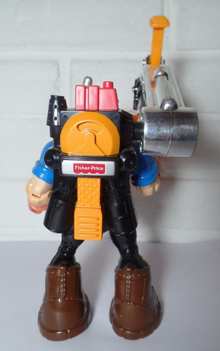 Antigo Boneco Fisher Price Rescue Heroes Operário Mattel2000 (Usado)