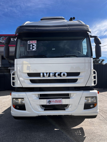 Iveco Stralis 6x2 400 Teto Alto 2013/ N Scania Volvo Axor