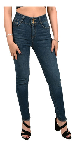 Pantalón Britos Jeans Mujer Skinny Azul 023901