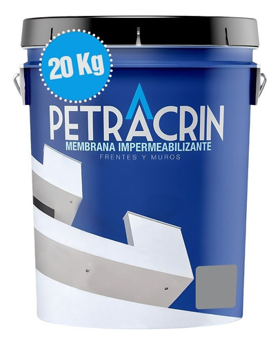 Membrana Liquida 20 Kg Membrana Transitable Elastomérica Acabado - Color Gris