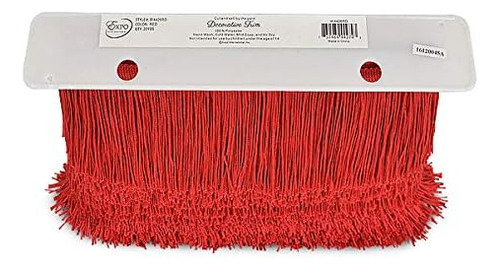 Adornos Cortados A Medida 4 Chainette Fringe Trim | Rojo | (