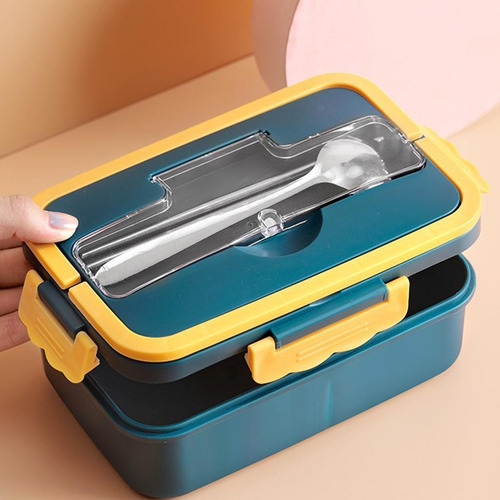 Fiambrera Bento Portátil Contenedor De Comida A Prueba De